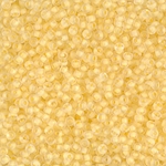 11-1921:  11/0 Semi-Frosted Yellow Lined Crystal Miyuki Seed Bead 