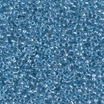 11-2606:  11/0 Sparkling Sky Blue Lined Crystal AB Miyuki Seed Bead 
