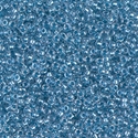 11-2606:  11/0 Sparkling Sky Blue Lined Crystal AB Miyuki Seed Bead 