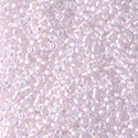 11-272:  11/0 Pink Lined Crystal AB  Miyuki Seed Bead 