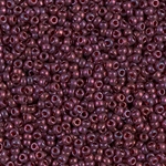 11-313:  11/0 Cranberry Gold Luster Miyuki Seed Bead 
