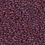 11-313SF:  11/0 Semi-Frosted Cranberry Gold Luster Miyuki Seed Bead 