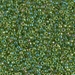 11-341:  11/0 Green Lined Chartreuse AB Miyuki Seed Bead - 11-341*