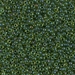 11-350:  11/0 Olive Lined Chartreuse Luster Miyuki Seed Bead - 11-350*