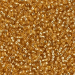 11-4:  11/0 Silverlined Dark Gold Miyuki Seed Bead 