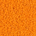11-405:  11/0 Opaque Tangerine Miyuki Seed Bead 