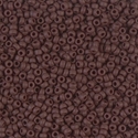 11-409F: 11/0 Matte Opaque Chocolate Miyuki Seed Bead 250 grams 