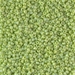 11-416FR:  11/0 Matte Opaque Chartreuse AB Miyuki Seed Bead approx 250 grams - 11-416FR