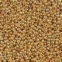 11-4202:  11/0 Duracoat Galvanized Gold Miyuki Seed Bead 