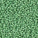 11-4214F:  11/0 Duracoat Galvanized Matte Dark Mint Green Miyuki Seed Bead 