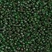 11-4507:  11/0 Transparent Green Picasso Miyuki Seed Bead - 11-4507*