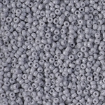 11-498:  11/0 Opaque Cement Gray Miyuki Seed Bead 