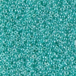 11-536:  11/0 Aqua Green Ceylon Miyuki Seed Bead 