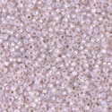 11-643:  11/0 Dyed Pink Silverlined Alabaster Miyuki Seed Bead 