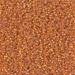 15-1008:  15/0 Silverlined Orange AB Miyuki Seed Bead approx 250 grams - 15-1008