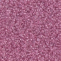 15-1524:  15/0 Sparkling Peony Pink Lined Crystal  Miyuki Seed Bead 