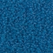 15-1614:  15/0 Dyed Semi-Frosted Transparent Aqua Miyuki Seed Bead - 15-1614*