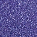 15-1654:  15/0 Dyed Semi-Frosted Silverlined Purple  Miyuki Seed Bead - 15-1654*