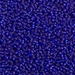 15-1656:  15/0 Dyed Semi-Frosted Silverlined Dark Blue Violet  Miyuki Seed Bead - 15-1656*