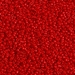 15-1684:  15/0 Dyed Semi-Frosted Opaque Bright Red  Miyuki Seed Bead - 15-1684*