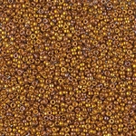 15-1983:  15/0 24kt Dark Yellow Gold Miyuki Seed Bead 