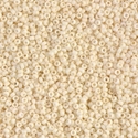 15-2021:  15/0 Matte Opaque Cream  Miyuki Seed Bead 