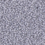 15-2209:  15/0 Pale Violet Lined Crystal Luster  Miyuki Seed Bead 