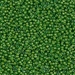 15-2240:  15/0 Lined Pea Green Luster  Miyuki Seed Bead - 15-2240*
