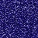 15-2243:  15/0 Transparent Cobalt Luster  Miyuki Seed Bead 
