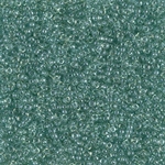 15-2445:  15/0 Transparent Sea Foam Luster  Miyuki Seed Bead 