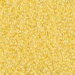 15-273:  15/0 Light Yellow Lined Crystal AB  Miyuki Seed Bead 