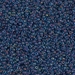 15-346:  15/0 Magenta Lined Aqua Luster Miyuki Seed Bead approx 250 grams - 15-346