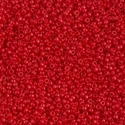 15-408:  15/0 Opaque Red  Miyuki Seed Bead 