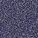 15-4276:  15/0 Duracoat Silverlined Dyed Prussian Blue Miyuki Seed Bead 