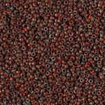15-4513:  15/0 Opaque Red Picasso Miyuki Seed Bead 