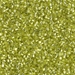 15C-14:  15/0 Cut  Silverlined Chartreuse Miyuki Seed Bead approx 250 grams - 15C-14