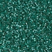 15C-17:  15/0 Cut  Silverlined Emerald Miyuki Seed Bead approx 250 grams - 15C-17