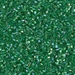15C-179:  15/0 Cut  Transparent Green AB Miyuki Seed Bead approx 250 grams - 15C-179