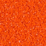 15C-406:  15/0 Cut  Opaque Orange Miyuki Seed Bead 