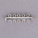 190-010-S: Sterling Silver Slide Lock Tube Clasp 5 strand - (1 piece) - 190-010-S