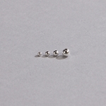 190-143:  Sterling Silver Round Beads 