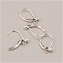 191-132:  Leverback Earwire Sterling with 3mm Ball (10 pcs) 