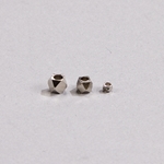 192-NK: Nickel Faceted Metal Beads 