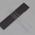 193-101: Japanese Medium Beading Needles 4pc (3 5/8in / 9.0 cm) 