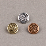 194-013: 16mm Celtic Knot Button - (1pc) 