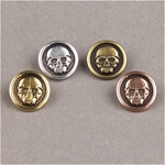194-024: 17mm Scary Skull Button - (1pc) 