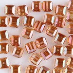 282-160-CRCOP:  6mm Crystal Copper Swarovski Crystal Cube (12 pcs) 