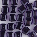 282-180-PVEL:  8mm Purple Velvet Swarovski Crystal Cube (12 pcs) 