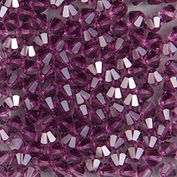 284-000:  5328 4mm bicone  Amethyst (36 pcs) 