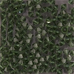 284-100:  5301 4mm bicone  Green Turmaline (36 pcs)  